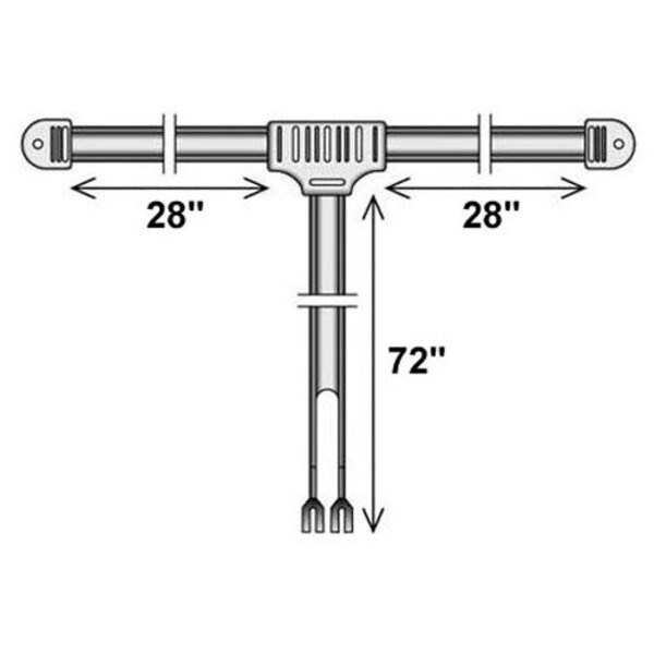 Main product image for FM Dipole Antenna with F Connector 210-608